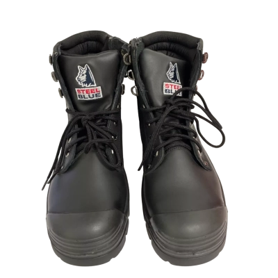 Steel Blue Mens  Size 10.5 Boots Black 
