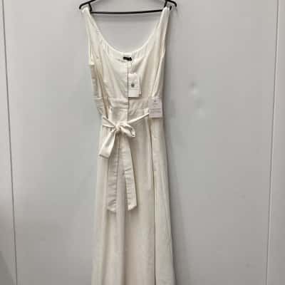 New-Willa Womens  Size 16 Casual Dress Cream 