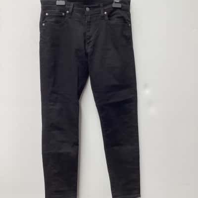 Levi's Long Jeans Pant Black Mens Size 32 