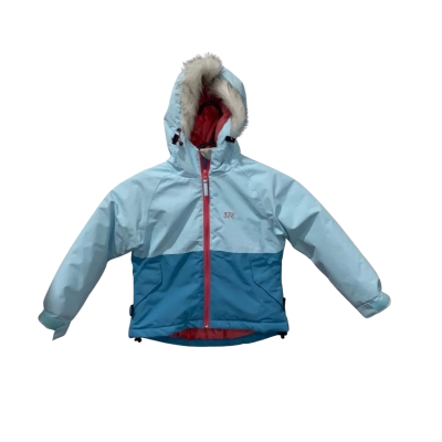  Kids 37 Degrees Blue 2 Tone Jacket Size 2