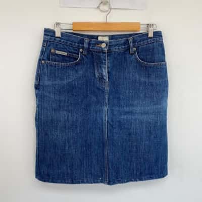 Calvin Klein Jeans Denim Mini Skirt Size 32 