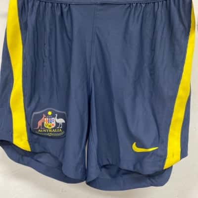 Australia Nike Womens  Size S Shorts Blue / Yellow 