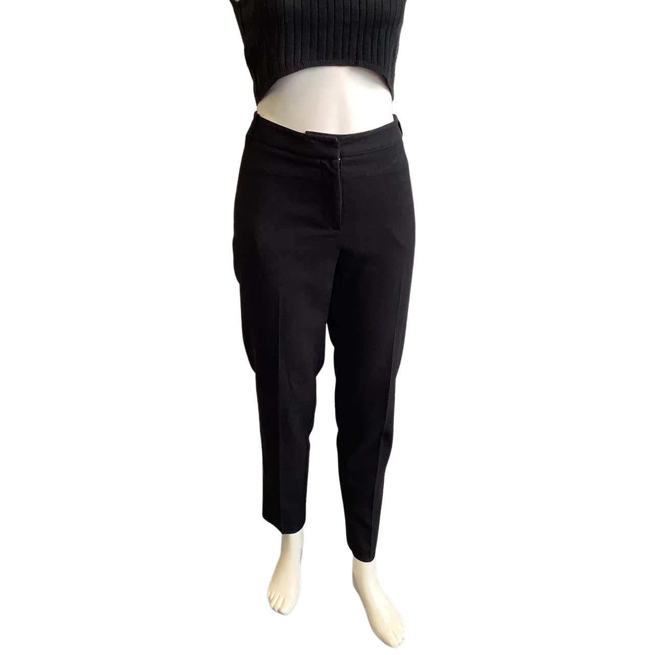 Cue Women's Size 12 Slim Fit Pant Black (s)
