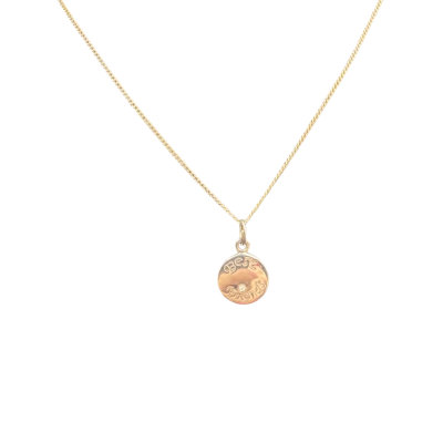  Womens Stirling silver ‘best friend’ pendant 22cm drop Necklace 