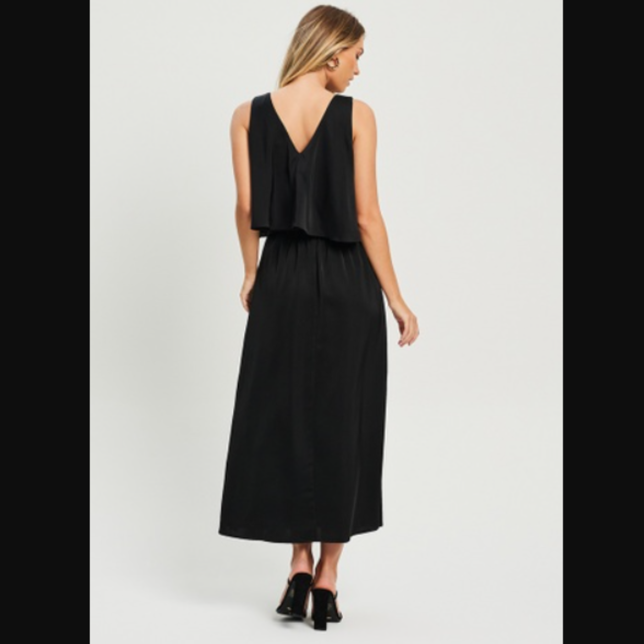 The chancery ivy midi dress in mauve