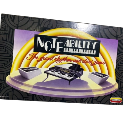 the vintage Noteability: The Grand Rhythm and Clues Game released by Spear's Games in 1991.
