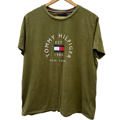 Tommy Hilfiger Mens Size XXL Green T-Shirt