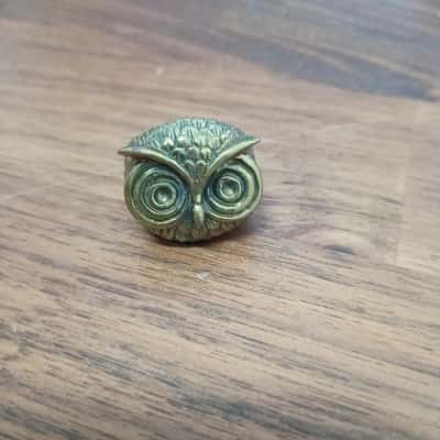 Brass Owl Ring