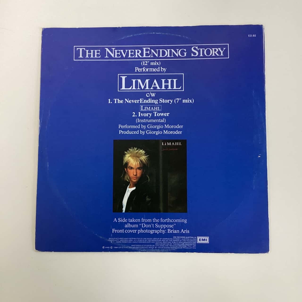 Limahl The Never Ending Story Vinyl