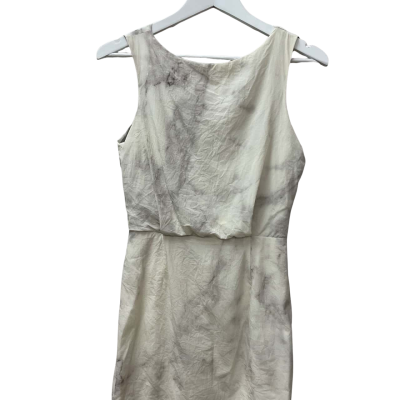 Nique Womens  Size 10 Tie-dye Cocktail Dress / Mini Dress Cream / Grey 