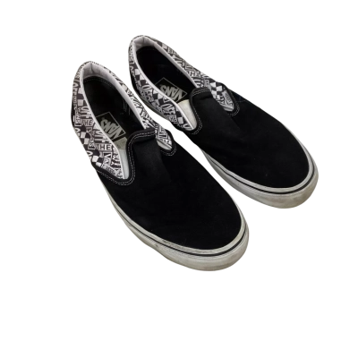 Vans Slip on Men's Size 44.5 Black  / Pattern 
