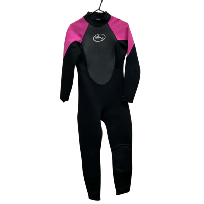  Womens Hammerhead Wet suit “neoskin” Size 12 Black  / Pink  