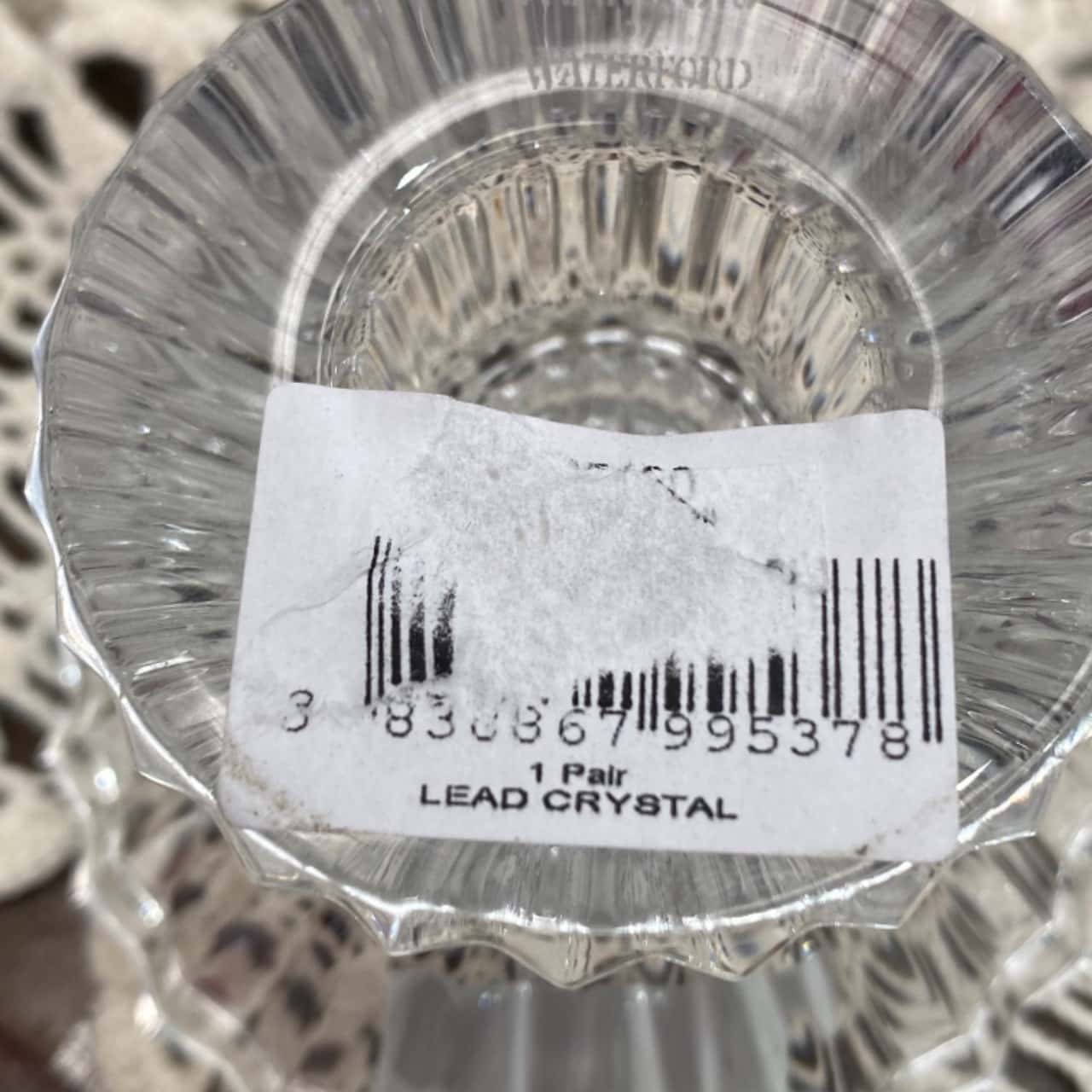 CLICK AND COLLECT Jewellery Box Crystal Small Sized Hand Cut BOHIMA