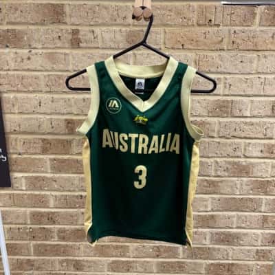 Kids Boomers Replica Green Jersey - Josh Giddey Size 8 