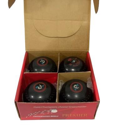 Greenmaster Super 10 Premier Lawn Bowls Set of 4 Size 4 Heavy – Boxed