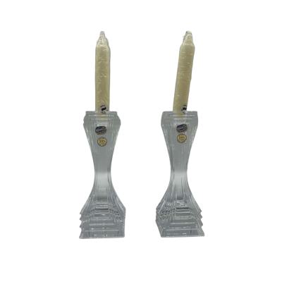 Czech Republic Bohemia Crystal Candle Holders