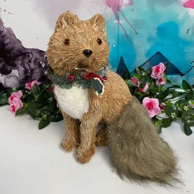 Christmas fox- possibly home made 
