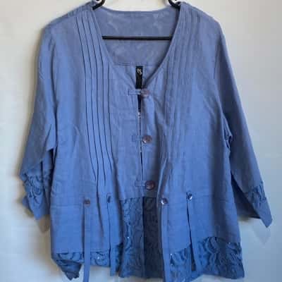 Women's TAKING SHAPE Jacket  Size 16 Cool Blue 