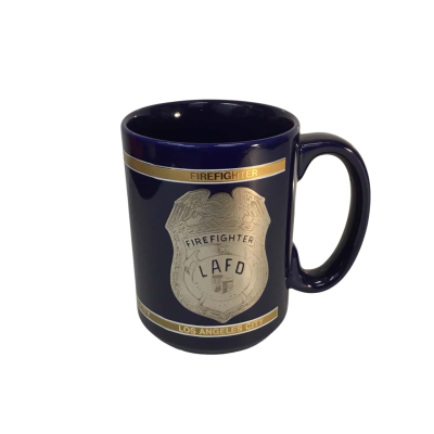 LAFD Navy Large Cup Approx 12cm high 9 cm diameter