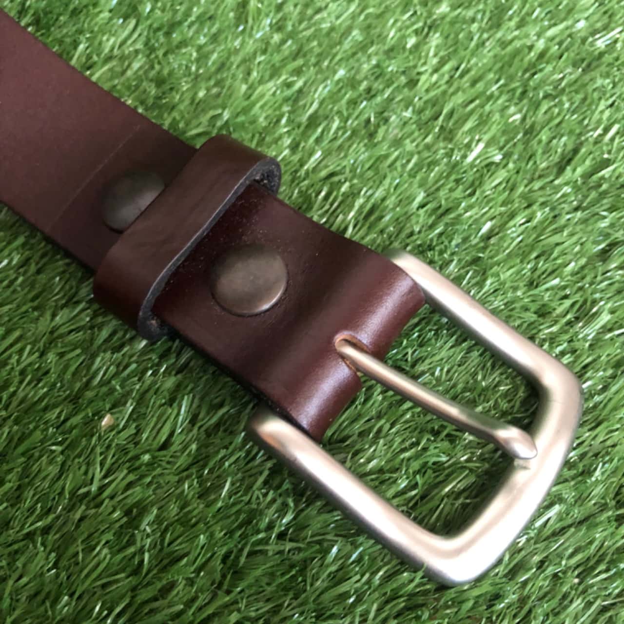 Crocbelts Brown Leather Belt Size 40(s)