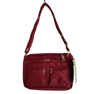 Pierre Cardin Womens Cross Body Bag Maroon BNWT