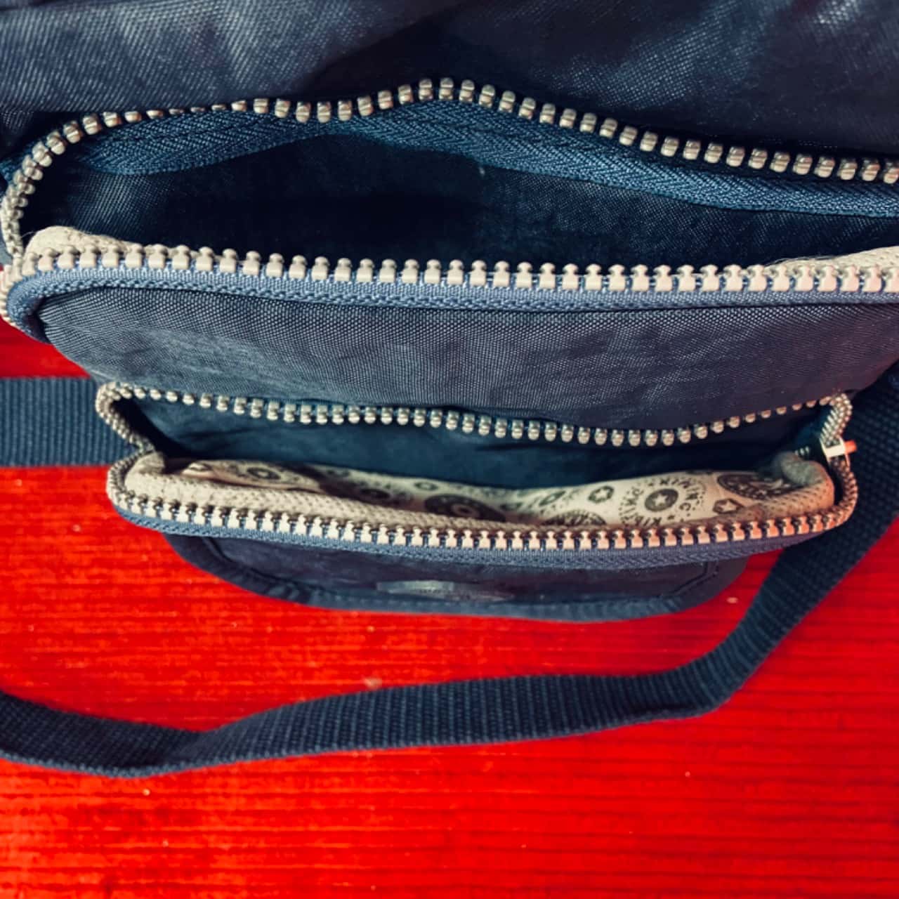 Kipling Unisex Cross Body Bag Navy Blue