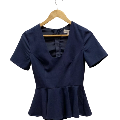 Finders Keepers Womens  Size XS Navy Blue Top
