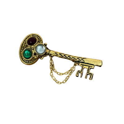 Gold Tone Brooch