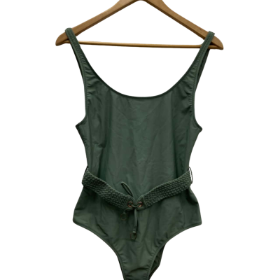 Tigerlily Size 12 Onepiece Bathers Green 