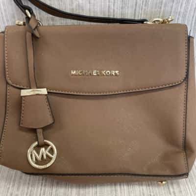 Michael Kors Womens Cross Body Bag Brown / Gold 