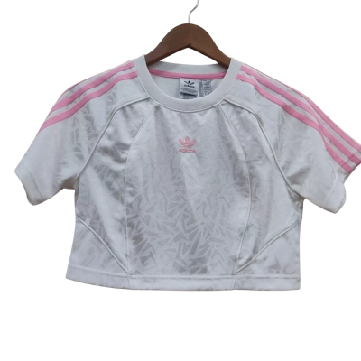 Adidas Womens Size S Cropped Top White (4)