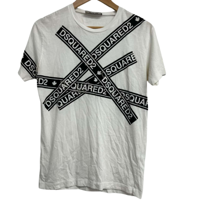 Dsquared Mens Size M White T-Shirt
