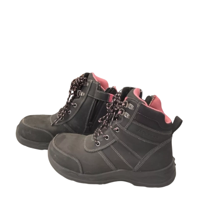 Womens Jackeroo Size 7 Boots Black  / Pink  