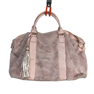 Colette Hayman Fluffy Pink Weekender Bag