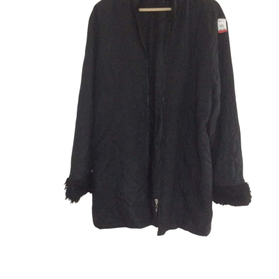 Sandra Steiner Womens  Size XL Raincoat Black  