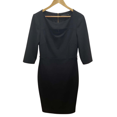 Portmans Womens Size 14 Long Sleeve Dress Black  