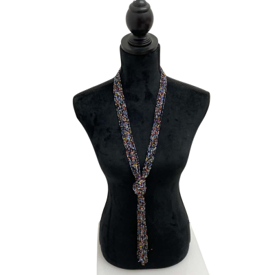 Hand Made Multi Strand Beaded Necklace.