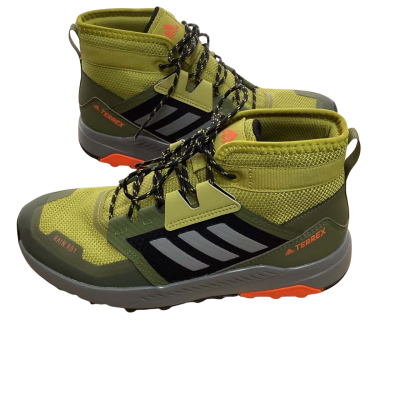 Adidas Unisex  Size 5.5 Green / Grey / Khaki 