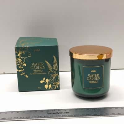 Dusk Water Garden Waterlily & Nashi Pear Soy Blend Scented Candle 210g Boxed