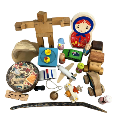 Collection of Wooden Toys