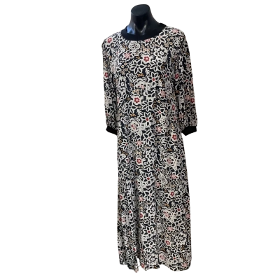 Foil Clothing Womens  Size 12 Casual Dress Blue / Pattern 