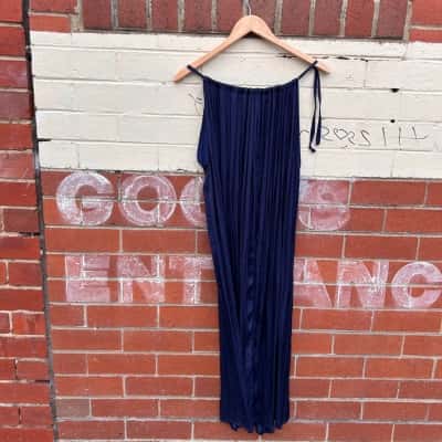Morrison's Navy Halter Dress Size 6-8