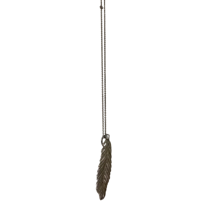 “Light As A Feather" sterling silver necklace 
