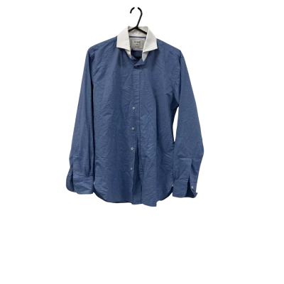 M.J Bale Men’s Super Slim Lindsay Marine Shirt Size 38