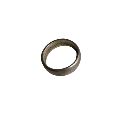  Men's Silver toned  ring 