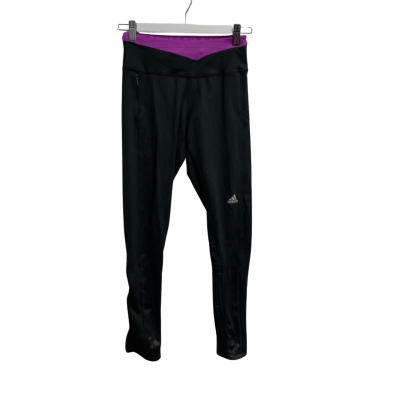 Adidas Womens  Size XS Black  / Pink  Tights