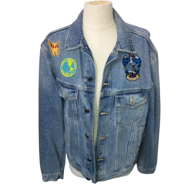H&M Womens  Size S Denim Jacket Blue 