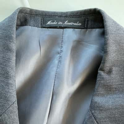 Fletcher Jones Mens  Size 6 Blazer Black  