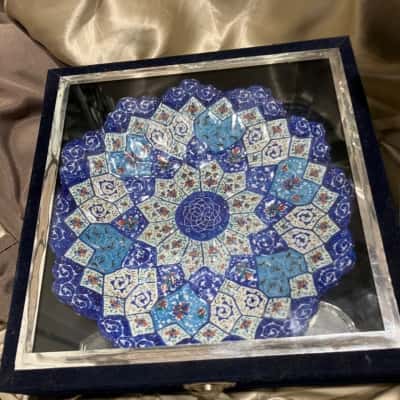 Hand painted Copper Persian Plate