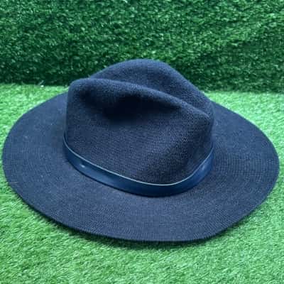 Seed Heritage Navy Blue Weave Sun Hat (One Size)